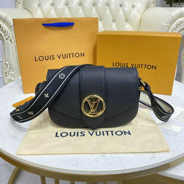ルイヴィトン LOUISVUITTON 057-M58967　2021年最新入荷 LV ポンヌフ ソフト MM 斜め掛け ショルダーバッグ クロスボディバッグ レディースかばん カーフレザー