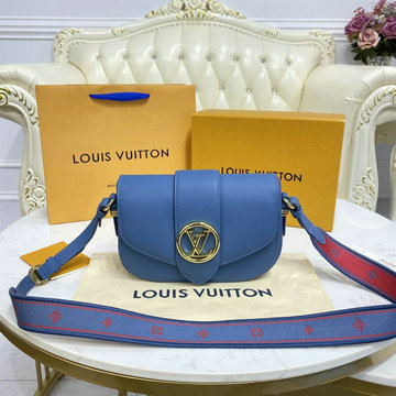 ルイヴィトン LOUISVUITTON 057-M58964D　2021年最新入荷 LV ポンヌフ ソフト MM 斜め掛け ショルダーバッグ クロスボディバッグ レディースかばん グレインカーフレザー