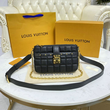 ルイヴィトン LOUISVUITTON 057-M59046　2021年最新入荷 ポシェット トロカ 斜め掛け ショルダーバッグ クロスボディバッグ レディースかばん ラムレザー