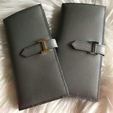 商品名称：エルメスHERMES 063-H208SJHH　2021最新入荷 ベアン ロングウォレット 二つ折り長財布 ロングウォレット 札入れ カードポケット付き 小銭入れ コインケース ヴォーエプソン