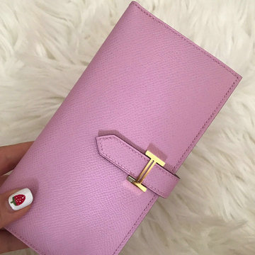 エルメスHERMES 063-H208SJJZ　2021最新入荷 ベアン ロングウォレット 二つ折り長財布 ロングウォレット 札入れ カードポケット付き 小銭入れ コインケース ヴォーエプソン