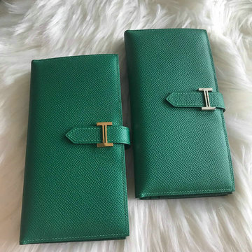 エルメスHERMES 063-H208SYSG　2021最新入荷 ベアン ロングウォレット 二つ折り長財布 ロングウォレット 札入れ カードポケット付き 小銭入れ コインケース ヴォーエプソン