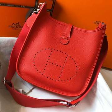 エルメスHERMES 063-HEL29CYRD　2021最新入荷 エヴリン 28cm 斜めがけ ショルダーバッグ クロスボディバッグ レディースかばん clemenceレザー