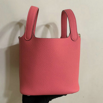 エルメス HERMES 063-H060992LCF　2021年最新入荷 ピコタン バケットバッグ トートバッグ ハンドバッグ ショッピングバッグ レディースかばん TCレザー