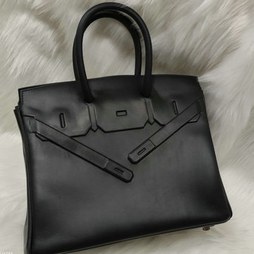 商品名称：エルメス HERMES 063-HBK25HBQBK　2021年最新入荷 シャドーバーキン 25 トップハンドルバッグ トートバッグ ハンドバッグ レディースかばん Barenia革