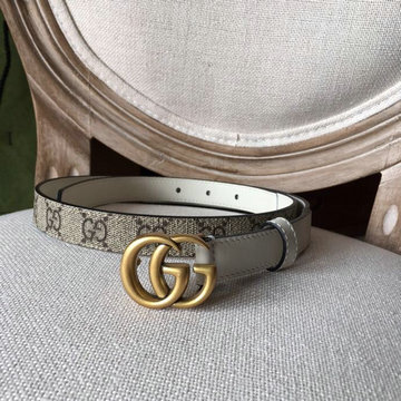 グッチ GUCCI 057-GG409417NCY　2021年最新入荷 GGマーモント スリムベルト ダブルG バックル カーフスキン