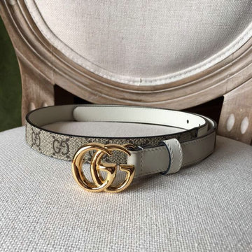 グッチ GUCCI 057-GG409417NQB　2021年最新入荷 GGマーモント スリムベルト ダブルG バックル カーフスキン