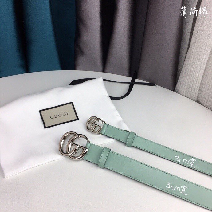 商品名称：グッチ GUCCI 057-GG409417YBG　2021年最新入荷 GGマーモント スリムベルト ダブルG バックル カーフスキン