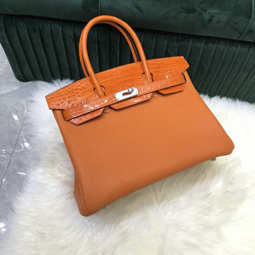 エルメス HERMES 063-HBK30ETYCS 2021年最新入荷 バーキンバッグ トップハンドルバッグ トートバッグ ハンドバッグ レディースかばん TOGO革