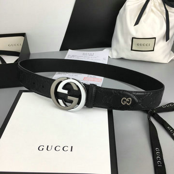 商品名称：グッチ GUCCI 057-GG474311KPHY　2021年最新入荷 シグネチャー ベルト GG ディテール付き ダブルG バックル 幅4cm