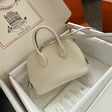 エルメス HERMES 063-HBL17YYPBN 2021年最新入荷 ボリード ミニ トップハンドルバッグ トートバッグ ハンドバッグ ゴートスキン