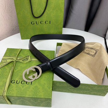 商品名称：グッチ GUCCI 057-GG655566SYK　2021年最新入荷 スリムベルト カーフレザー ダブルGバックル 幅3cm