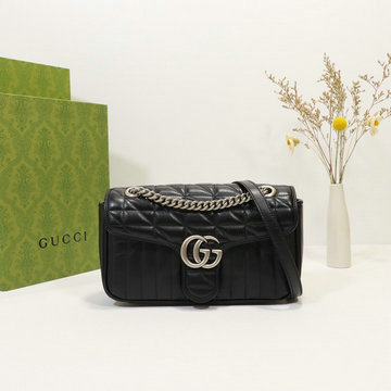 グッチ GUCCI 057-GG443497QBK　2021年最新入荷 GGマーモント スモール 斜め掛け ショルダーバッグ クロスボディバッグ レディースかばん カーフレザー