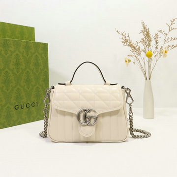 商品名称：グッチ GUCCI 057-GG583571QBS　2021年最新入荷 GGマーモント ミニ トップハンドルバッグ 2way ショルダーバッグ クロスボディバッグ レディースかばん レザー