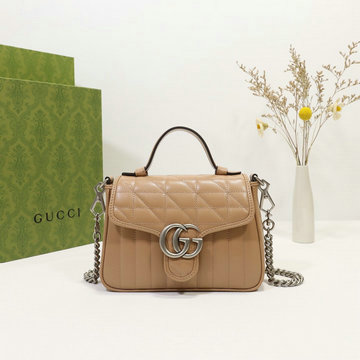 商品名称：グッチ GUCCI 057-GG583571QXS　2021年最新入荷 GGマーモント ミニ トップハンドルバッグ 2way ショルダーバッグ クロスボディバッグ レディースかばん レザー