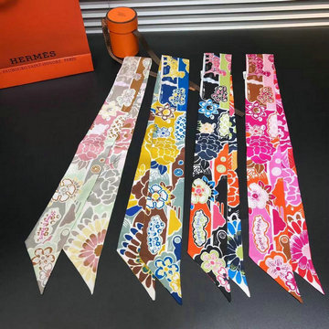 エルメス HERMES AN-HEWJ21001　2021年最新入荷 ツイリー ストリーマ マフラー ヘアーバンド シルク