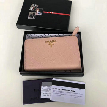 プラダ PRADA JS-PD1M1225ZQ　2021年最新入荷 二つ折り長財布 ロングウォレット カードポケット 小銭入れ 札入れ コインケース カーフレザー