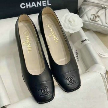 シャネル CHANEL 26-CHJ21038　2021年最新入荷 パンプス ローヒールシューズ 靴 レディースシューズ スクエアヒール