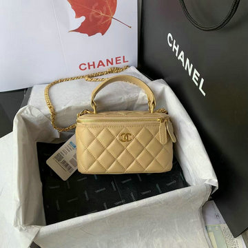 シャネル CHANEL JS-CH2199XS　2021年最新入荷 スモール ヴァニティー ケース トップハンドルバッグ 斜め掛け ショルダーバッグ 化粧かばん レディースかばん クロスボディバッグ