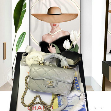 商品名称：シャネル CHANEL JS-CH2200QH　2021年最新入荷 チェーンウォレット トップハンドルウォレット 短財布 斜め掛け ショルダーバッグ クロスボディクラッチ ラムスキン