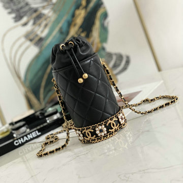 商品名称：シャネル CHANEL JS-CH2257BK　2021年最新入荷 バゲットバッグ ドローストリングバッグ 斜め掛け ショルダーバッグ クロスボディバッグ レディースかばん ラムスキン