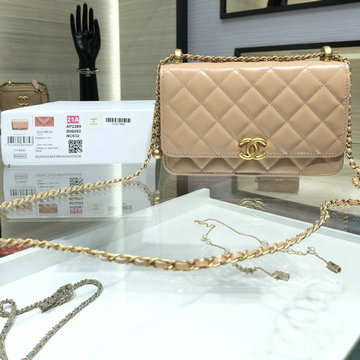 シャネル CHANEL JS-CH2289XS　2021年最新入荷 チェーンウォレット 斜め掛け ショルダーバッグ フラップバッグ クロスボディバッグ レディースかばん カーフスキン