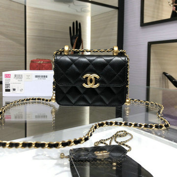 商品名称：シャネル CHANEL JS-CH2290BK　2021年最新入荷 フラップ コインパース チェーンウォレット 斜め掛け ショルダーバッグ クロスボディバッグ レディースかばん カーフスキン