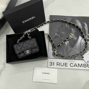 商品名称：シャネル CHANEL JS-CH2305QJBK　2021年最新入荷 チェーンウォレット ウェストバッグ クロスボディバッグ レディースかばん キャビアスキン