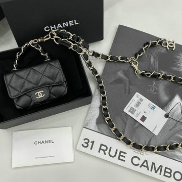 シャネル CHANEL JS-CH2305YJBK　2021年最新入荷 チェーンウォレット ウェストバッグ クロスボディバッグ レディースかばん ラムスキン