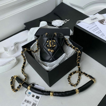 商品名称：シャネル CHANEL JS-CH2330BK　2021年最新入荷 ミニバゲットバッグ ドローストリングバッグ 斜め掛け ショルダーバッグ クロスボディバッグ レディースかばん