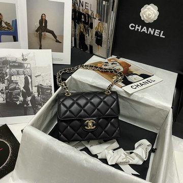 シャネル CHANEL JS-CH2468BK　2021年最新入荷 フラップバッグ 斜め掛け ショルダーバッグ クロスボディバッグ レディースかばん カーフレザー