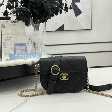 シャネル CHANEL JS-CH2484BK　2021年最新入荷 フラップバッグ 斜め掛け ショルダーバッグ クロスボディバッグ レディースかばん キャビアスキン