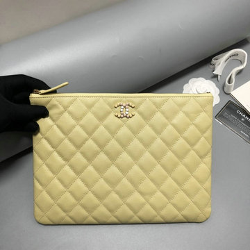 シャネル CHANEL JS-CH2545QY　2021年最新入荷 クラシック ポーチ 手持ちかばん クラッチバッグ グレインド カーフスキン