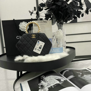 シャネル CHANEL JS-CH2609BK　2021年最新入荷 トップハンドルバッグ トートバッグ ハンドバッグ イヴニングバッグ レディースかばん ラムスキン コスチューム パール