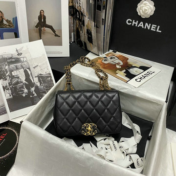 シャネル CHANEL JS-CH2889BK　2021年最新入荷 チェーンクラッチ 斜め掛け ショルダーバッグ クロスボディバッグ レディースかばん ラムスキン