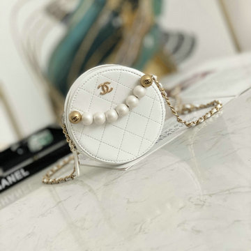 商品名称：シャネル CHANEL JS-CH8355BS　2021年最新入荷 ラウンドバッグ チェーンクポーチ 斜め掛け ショルダーバッグ クロスボディバッグ レディースかばん ラムスキン