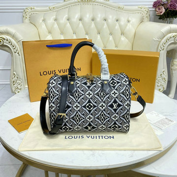 商品名称：ルイヴィトン LOUISVUITTON 057-M45769　2021年最新入荷 スピーディ バンドリエール 25 ボストンバッグ トートバッグ ショルダーバッグ テキスタイル