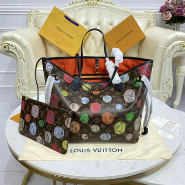 ルイヴィトン LOUISVUITTON 057-M45923　2021年最新入荷 ネヴァーフル MM トートバッグ ハンドバッグ レディースかばん モノグラム カメオ キャンバス