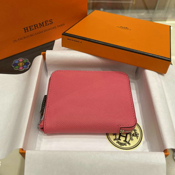 エルメス HERMES 063-HES21001SMH 2021年最新入荷 シルクイン コンパクト コインケース ジッピーウォレット ファスナー短財布 小銭入れ ショートウォレット