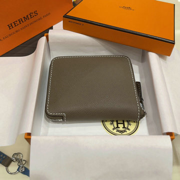 エルメス HERMES 063-HES21001SSH 2021年最新入荷 シルクイン コンパクト コインケース ジッピーウォレット ファスナー短財布 小銭入れ ショートウォレット