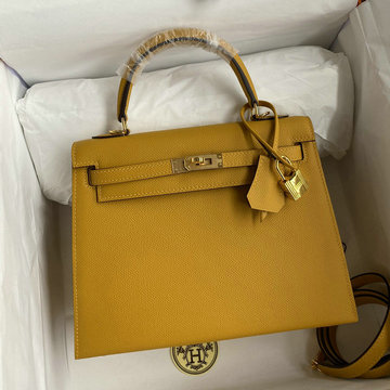 商品名称：エルメス HERMES 063-HKL25SSJHY 2021年最新入荷 ケリー トップハンドルバッグ トートバッグ ハンドバッグ レディースかばん エプソン