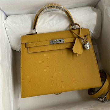エルメス HERMES 063-HKL25SSYHY 2021年最新入荷 ケリー トップハンドルバッグ トートバッグ ハンドバッグ レディースかばん エプソン
