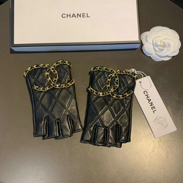 シャネル CHANEL AN-STCH21006　2021年最新入荷 ラムレザー 手袋 半指 ドライビング グローブ バイク用 手袋