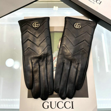 グッチ GUCCI AN-STGG21002　2021年最新入荷 ラムスキン 手袋 スマホタッチパネル 対応 グローブ 冬用 防寒 全指タッチ 手袋 ファー付き 防風