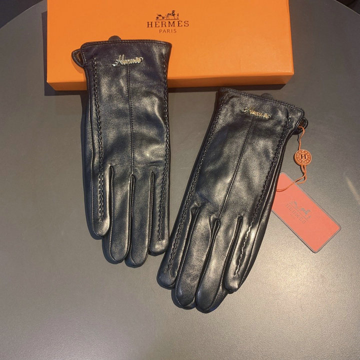 商品名称：エルメス HERMES AN-STHE21002　2021年最新入荷 ラムスキン 手袋 スマホタッチパネル 対応 グローブ 冬用 防寒 全指タッチ 手袋 ファー付き 防風
