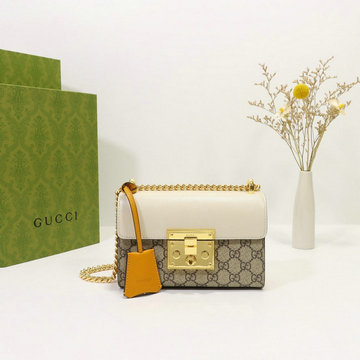 グッチ GUCCI 057-GG409487BPY　2021年最新作 パドロック GG スモール チェーンポーチ クロスボディバッグ 斜め掛け ショルダーバッグ レザー