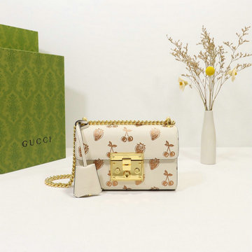 グッチ GUCCI 057-GG409487PCB　2021年最新作 パドロック GG スモール チェーンポーチ クロスボディバッグ 斜め掛け ショルダーバッグ レザー