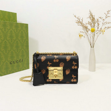 グッチ GUCCI 057-GG409487PCM　2021年最新作 パドロック GG スモール チェーンポーチ クロスボディバッグ 斜め掛け ショルダーバッグ レザー