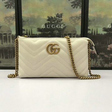 グッチ GUCCI 057-GG443447BS　2021年最新作 チェーンウォレット クロスボディ 斜め掛け ショルダーバッグ レディースかばん レザー
