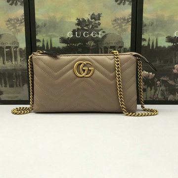 グッチ GUCCI 057-GG443447LF　2021年最新作 チェーンウォレット クロスボディ 斜め掛け ショルダーバッグ レディースかばん レザー